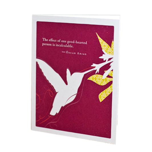 Positively Green Appreciation Card - "The smallest act of kindness is worth more than the grandest intention."