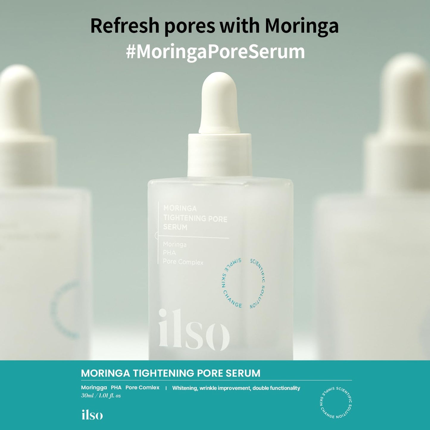 Ilso Moringa Tightening Pore Serum, 1.01 fl.oz.