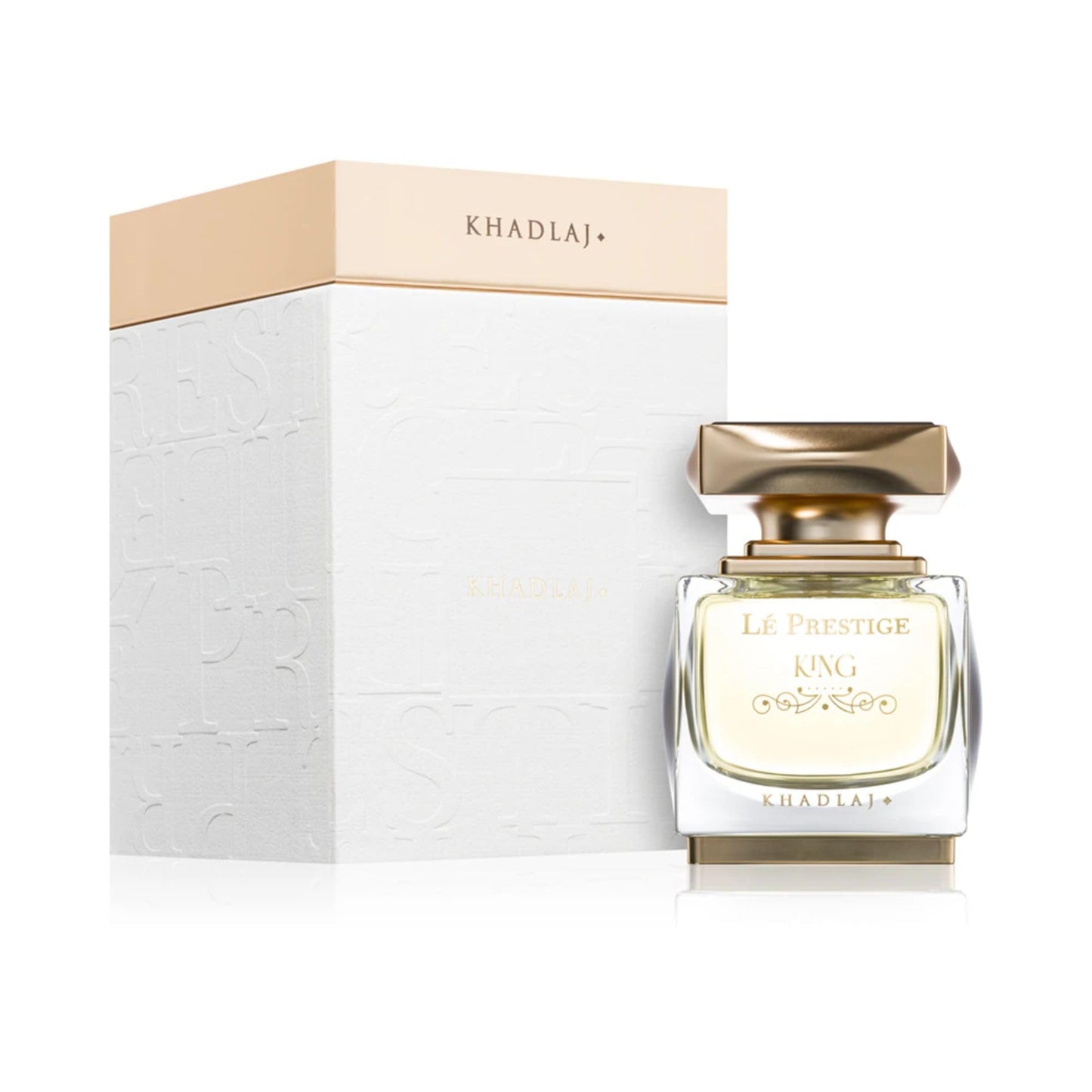 Khadlaj Le Prestige King Eau De Parfum Spray for Men, 3.4 Ounce