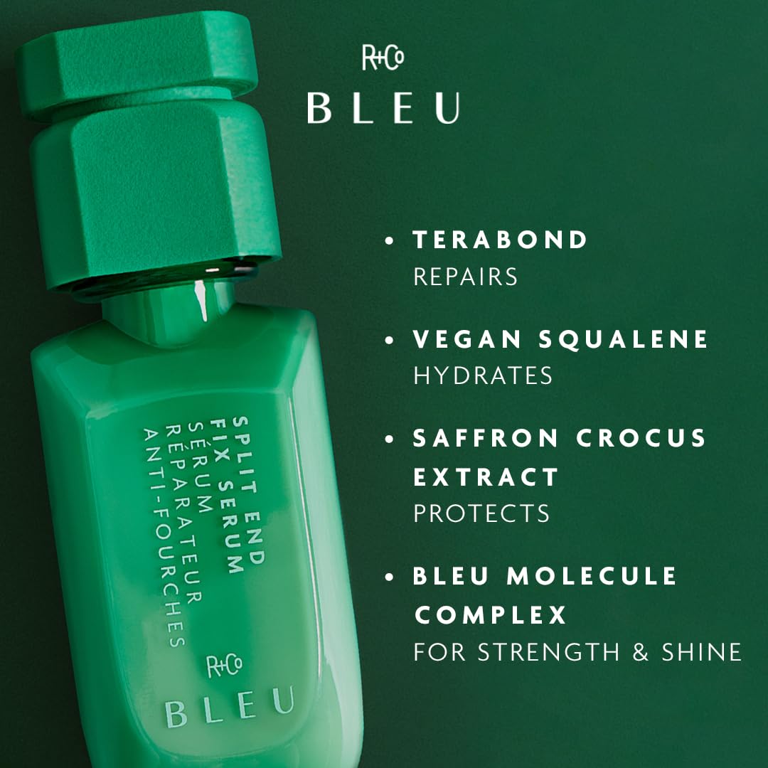R+Co BLEU Split End Fix Serum | Seals Split Ends + Enhances Softness + Reinforces Strength | Vegan, Sustainable + Cruelty-Free | 2 Fl Oz