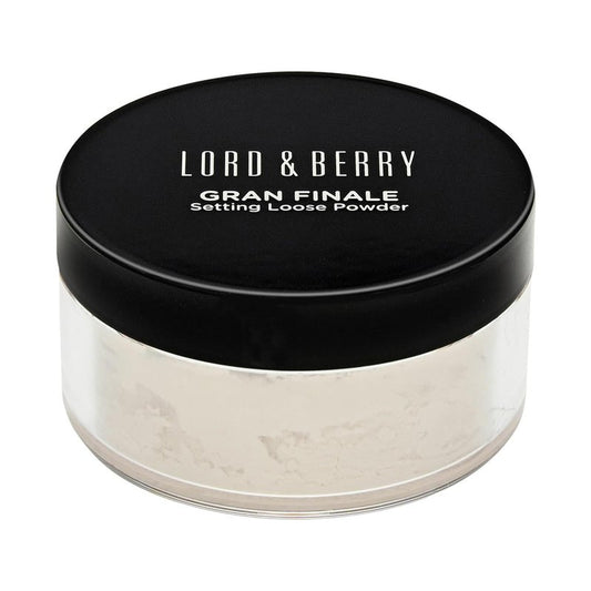 Lord and Berry Gran Finale Setting Loose Powder - Translucent Powder - Reduces Appearance of Pores and Controls Shine - 8301 Translucent - 0.42 oz.