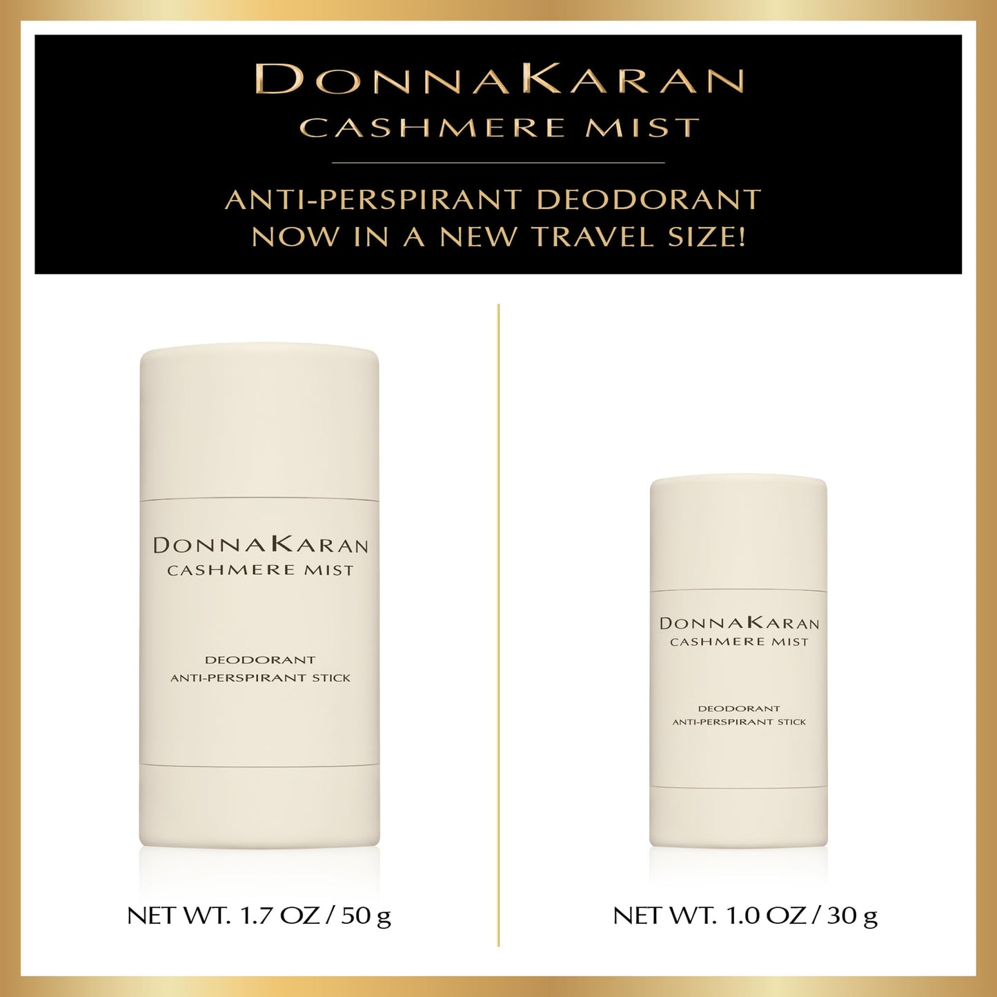 Donna Karan Cashmere Mist Anti-Perspirant Deodorant Stick for Women, 1.7 Oz.