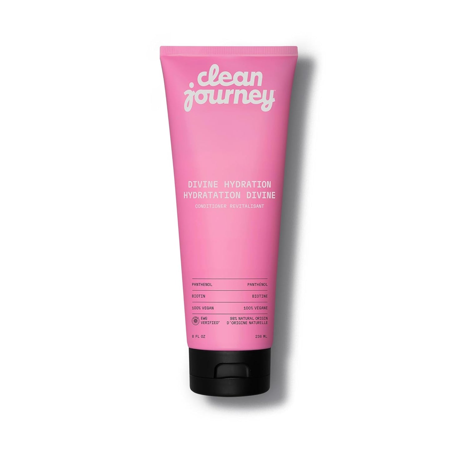 Divine Hydration Hair Conditioner - EWG Verified, Infused with Panthenol & Biotin | 8 Fl Oz, Vegan, Tropical Scent for Dry Hair