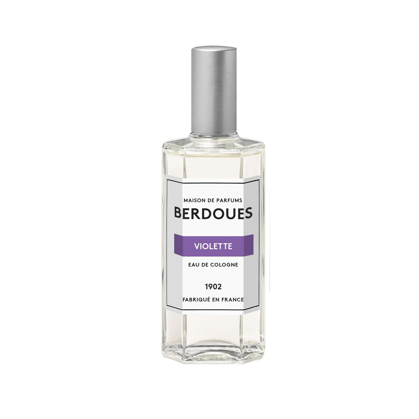 Berdoues 1902 Violet Eau de Cologne | Floral, Long Lasting Scent Made in France | Spray Fragrance for Men and Women with Violet, Lilac & Jasmine| Luxury Unisex Perfume 4.2 Fl Oz