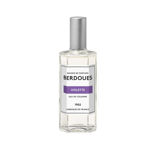 Berdoues 1902 Violet Eau de Cologne | Floral, Long Lasting Scent Made in France | Spray Fragrance for Men and Women with Violet, Lilac & Jasmine| Luxury Unisex Perfume 4.2 Fl Oz