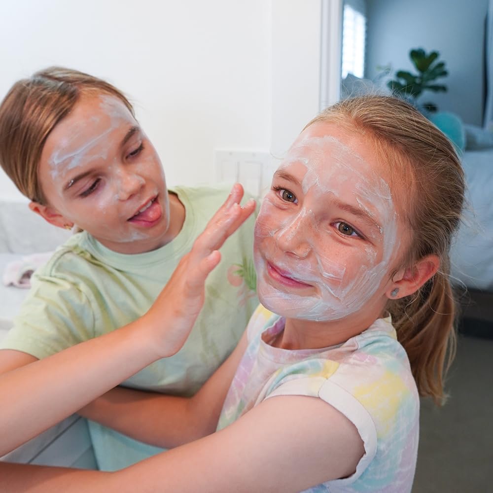 MILAJ Frosted Ash Probiotic & Turmeric Face Mask | Whipped Moisturizing Face Mask & Deep Pore Cleanser | Clean Skincare for Kids and Teens Ages 5-15