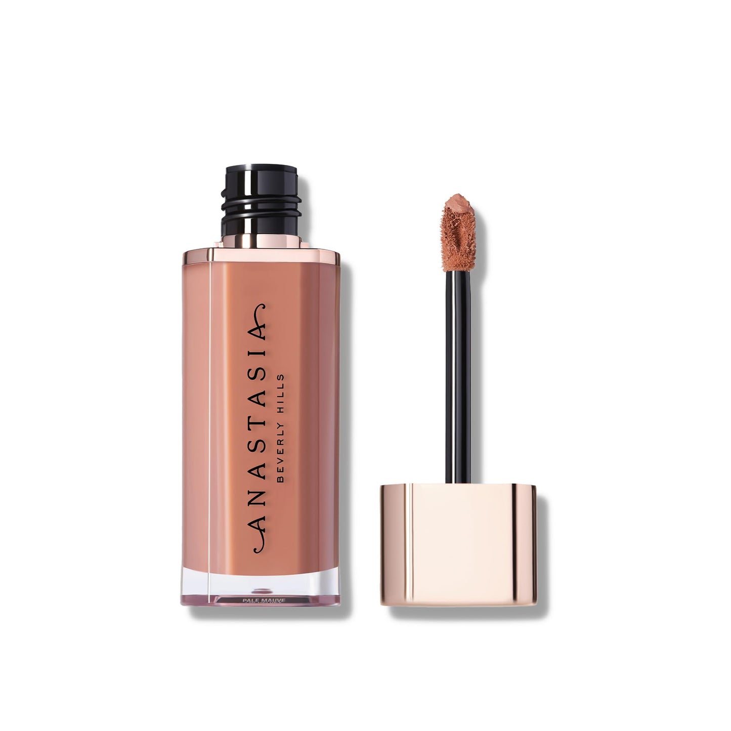 Anastasia Beverly Hills Lip Velvet - Soft Matte Velvet Lip Mousse with Full-Pigment Color for Smooth Blurred Lips and Lightweight Comfortable Wear - Pink Sand