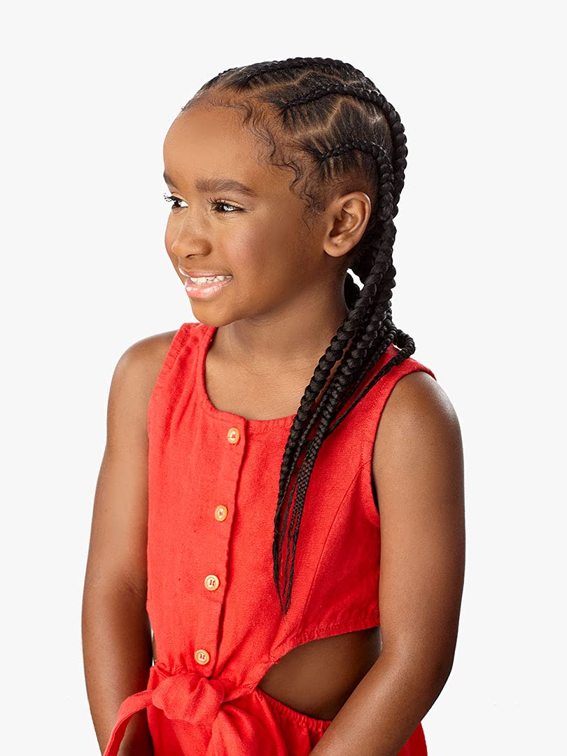 Sensationnel Braiding African Collection 3X X-PRESSION KIDS PRE-STRETCHED BRAID 28'' (5-PACK, 1B)