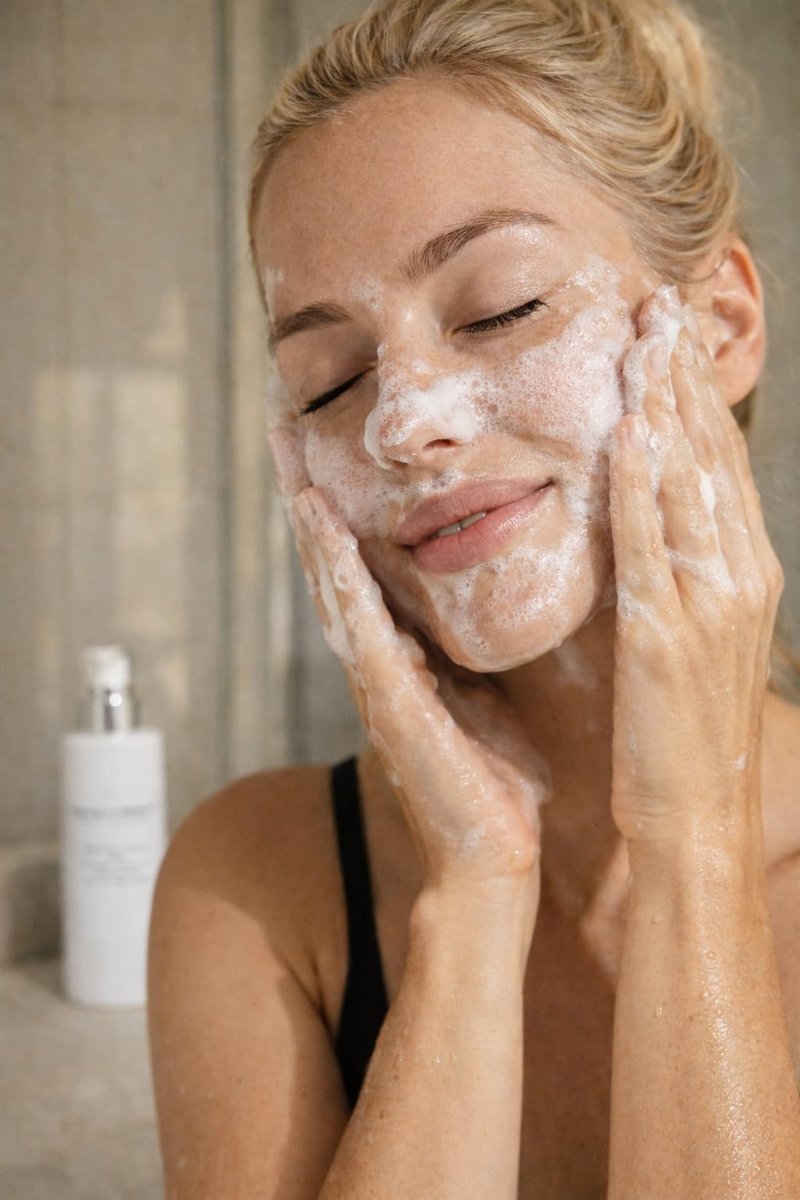 The Italian Pharmacy Gentle Foaming Face Cleanser with Natural Ingredients - Deep Clean & Hydrate for All Skin Types
