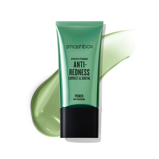 Smashbox Photo Finish Anti-Redness Primer | Color-Correcting Makeup Primer Neutralizes Redness | Hydrating Makeup Primer + Soothing Algae, Rose & Mushroom Extracts, Dermatologist-Tested, 1 Fl Oz