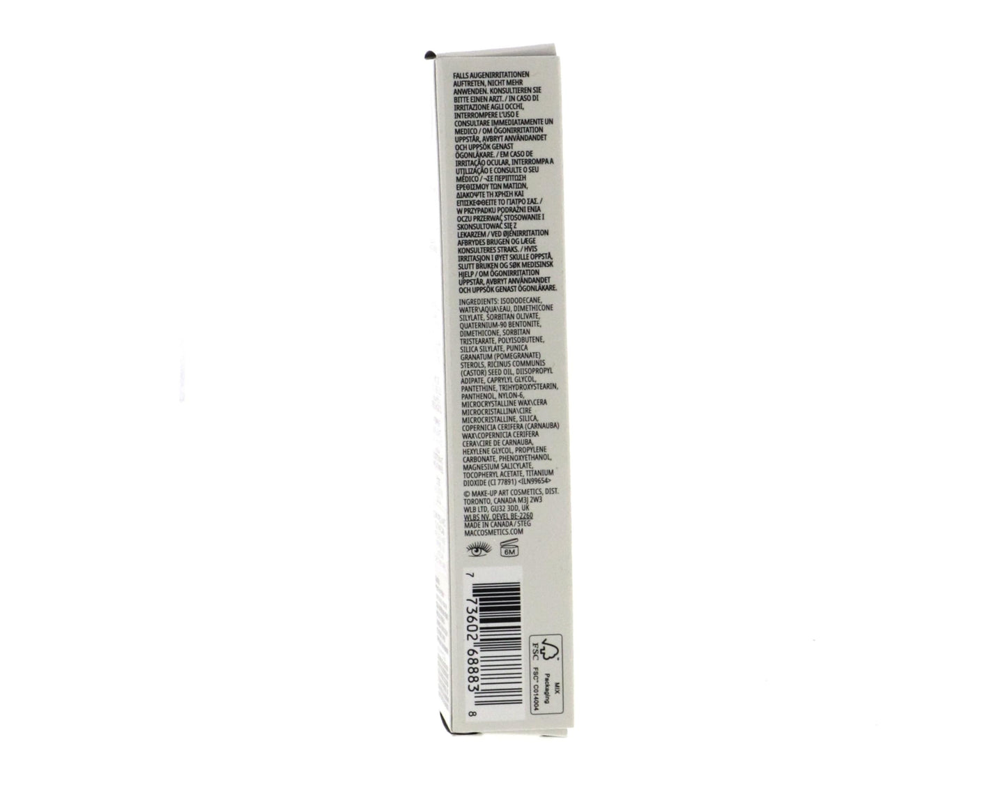 MAC M.A.C Stack Legit Lift Lash Primer .41 fl oz / 12 ml, white