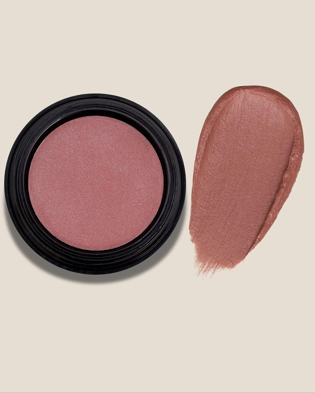 Gabriel Cosmetics Multi Pot (Dahlia - Pink/Gold Shimmer), 3-in-1 Smooth Finish Formula for Eyes,Lips, and Cheeks. Natural, Paraben Free, Vegan, Gluten-free, Cruelty-free, Non GMO, 0.08 oz.
