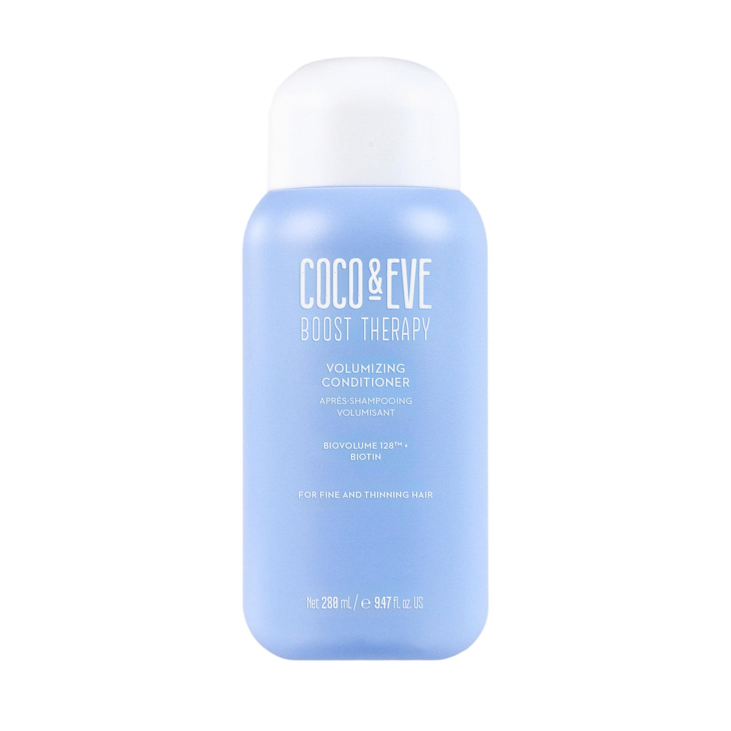 Coco & Eve Boost Therapy Hair Volumizing Conditioner with Biotin to Target Fine, Thinning Hair, Increase Volume and Density. Smoothes Strengthens & Thickens for Fuller Healthier Hair (9.47 Fl Oz)