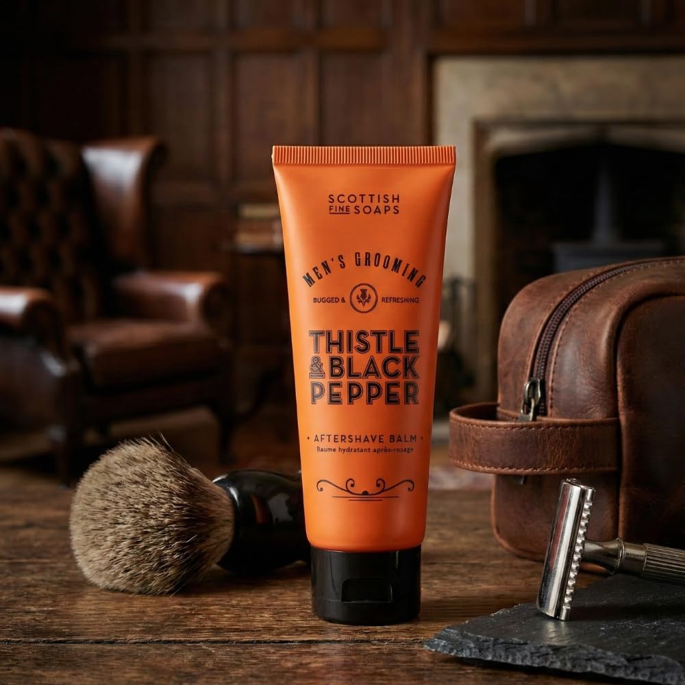 Thistle & Black Pepper Aftershave Balm - Soothing Formula | 75ml