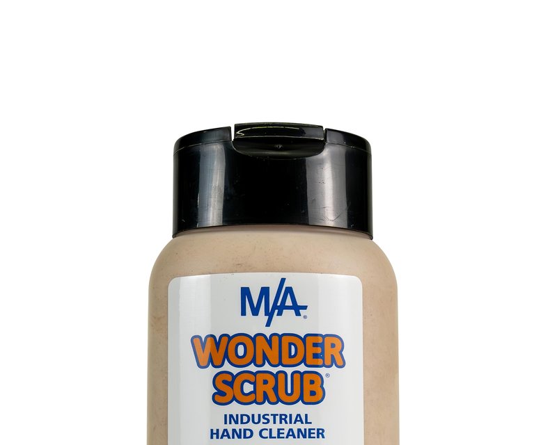 M/A Wonder Scrub - Industrial Strength Mechanic Hand Cleaner - Heavy Duty Walnut Shell Soap - Tough on Grease, Dirt, Oil, and Paint (2 bottles 400ml)