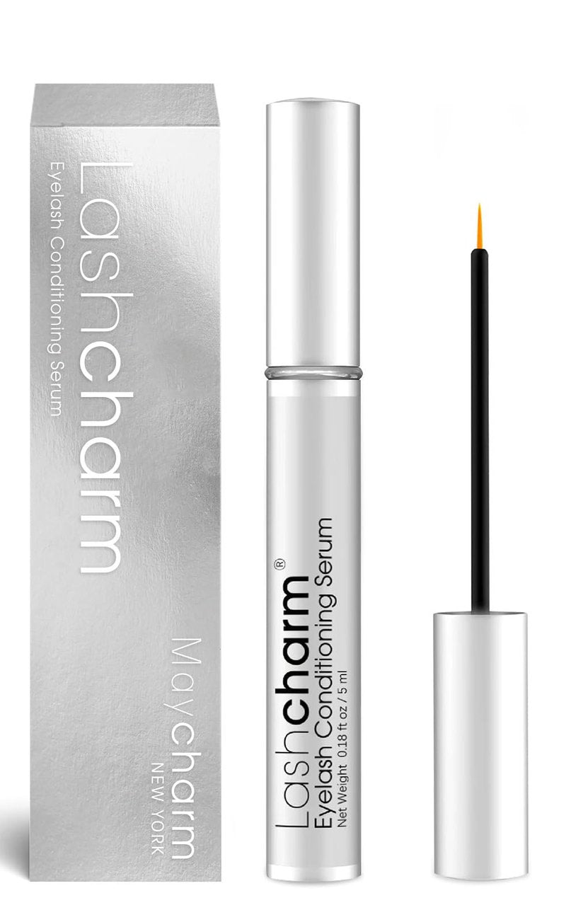 Eyelash Growth Serum, 5ML Lash Serum for Longer Thicker Fuller Lashes, Lash Enhancing Serum with Gentle Vegan Formula for Natural Lash Growth