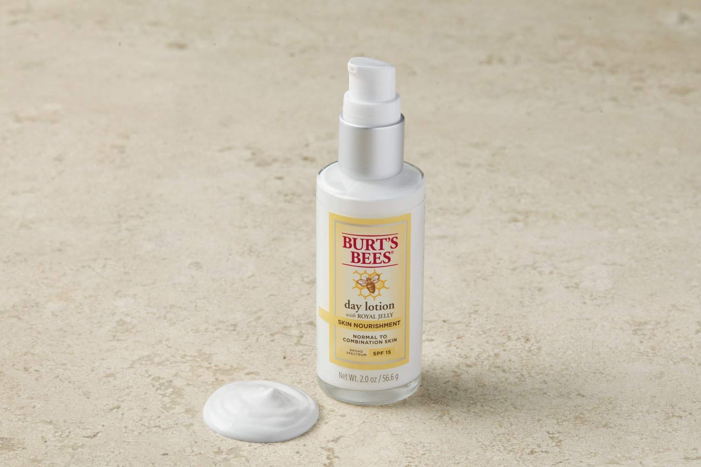 Burt's Bees Nourishment Day Lotion - SPF 15 for Normal to Combination Skin | 2 Fl Oz, Natural Formula