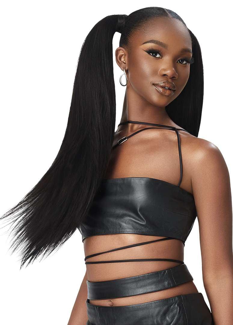 Outre 100% Human Hair Purple Pack Yaki 12" (1 Pack, JET BLACK 1)