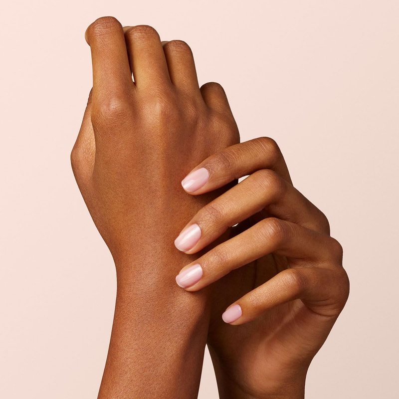 Manucurist Green Quick Dry Nail Polish Hortencia - Sheer Pale Light Pink Nail Polish - 9-Free, Plant-Based and Vegan - Non Toxic - Natural Classic - Nails Care - Manicure - Made in France - 0.5 fl oz