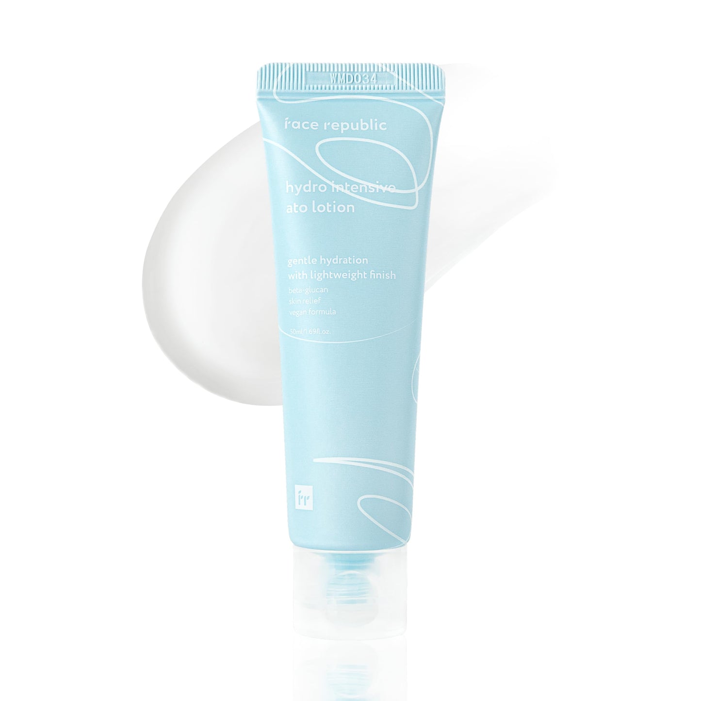 Face Republic Hydro Intensive Ato Lotion 50ml 1.69 fl oz | Relief cream for Sensitive Skin | Moisturizing, Soothing | Shea Butter, Ceramide NP, Beta-Glucan, Phytosterols | Vegan Korean Skin Care