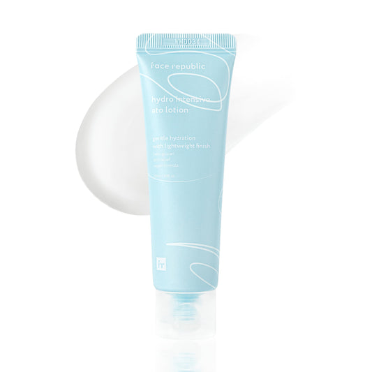 Face Republic Hydro Intensive Ato Lotion 50ml 1.69 fl oz | Relief cream for Sensitive Skin | Moisturizing, Soothing | Shea Butter, Ceramide NP, Beta-Glucan, Phytosterols | Vegan Korean Skin Care