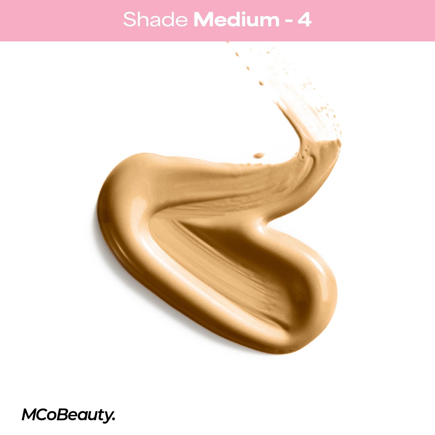 MCoBeauty Flawless Glow Luminous Skin Filter - 4 Medium - 4-in-1 Primer, Highlighter & Foundation Booster - Dewy Illuminating Tint Face Makeup with Squalane Vitamin E - Vegan & Cruelty Free