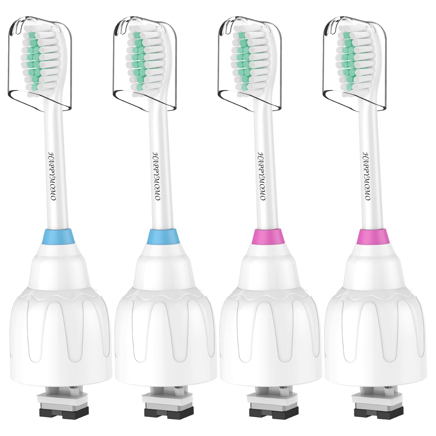 Replacement Toothbrush Heads for Philips Sonicare E-Series/Essence/Xtreme/Elite and Other Screw-on Models, 4 Pack, Dupont Bristles for Effective Cleaning