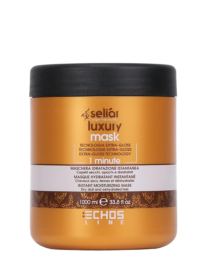 echosline Seliàr Luxury Instant Moisturizing Mask for Dry and Dehydrated Hair - 1000 ml