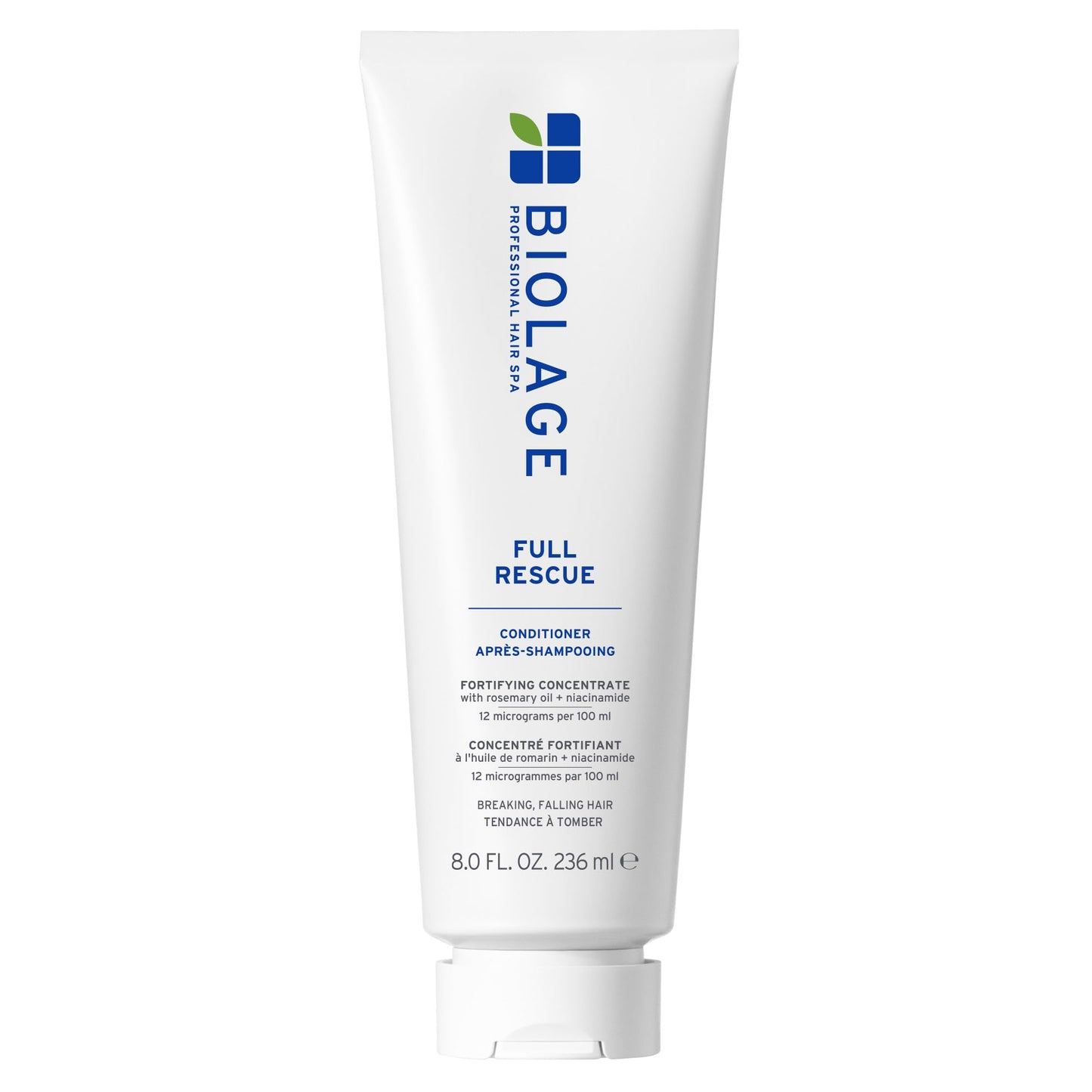 Biolage Full Rescue Conditioner - Fortifies & Strengthens for Stronger Hair, Longer Lengths in 4 weeks*, Instantly Fuller-Looking Hair, Rosemary Oil & Niacinamide, Vegan & Cruelty-Free, 7.9 Fl Oz
