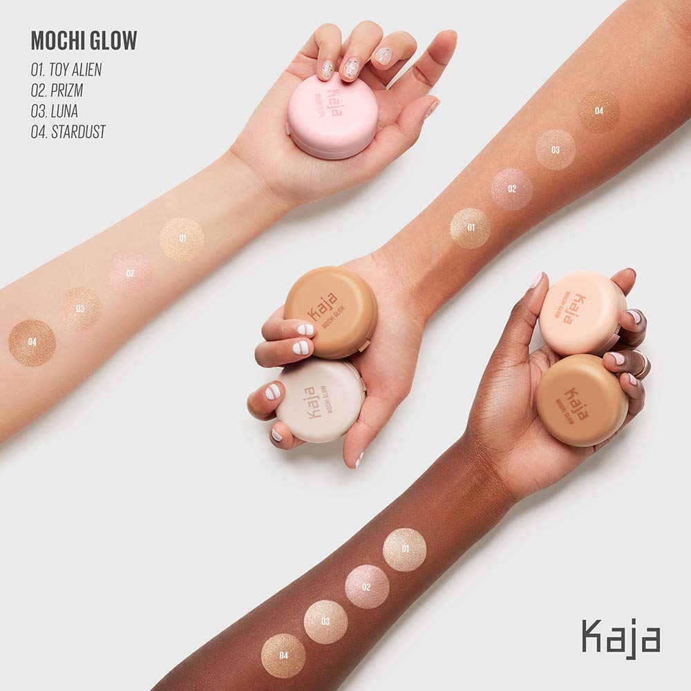KAJA Mochi Glow Bouncy Highlighter | 03 Luna | Cruelty-free, Paraben-free, Sulfate-free, Phtalates-free, K-Beauty