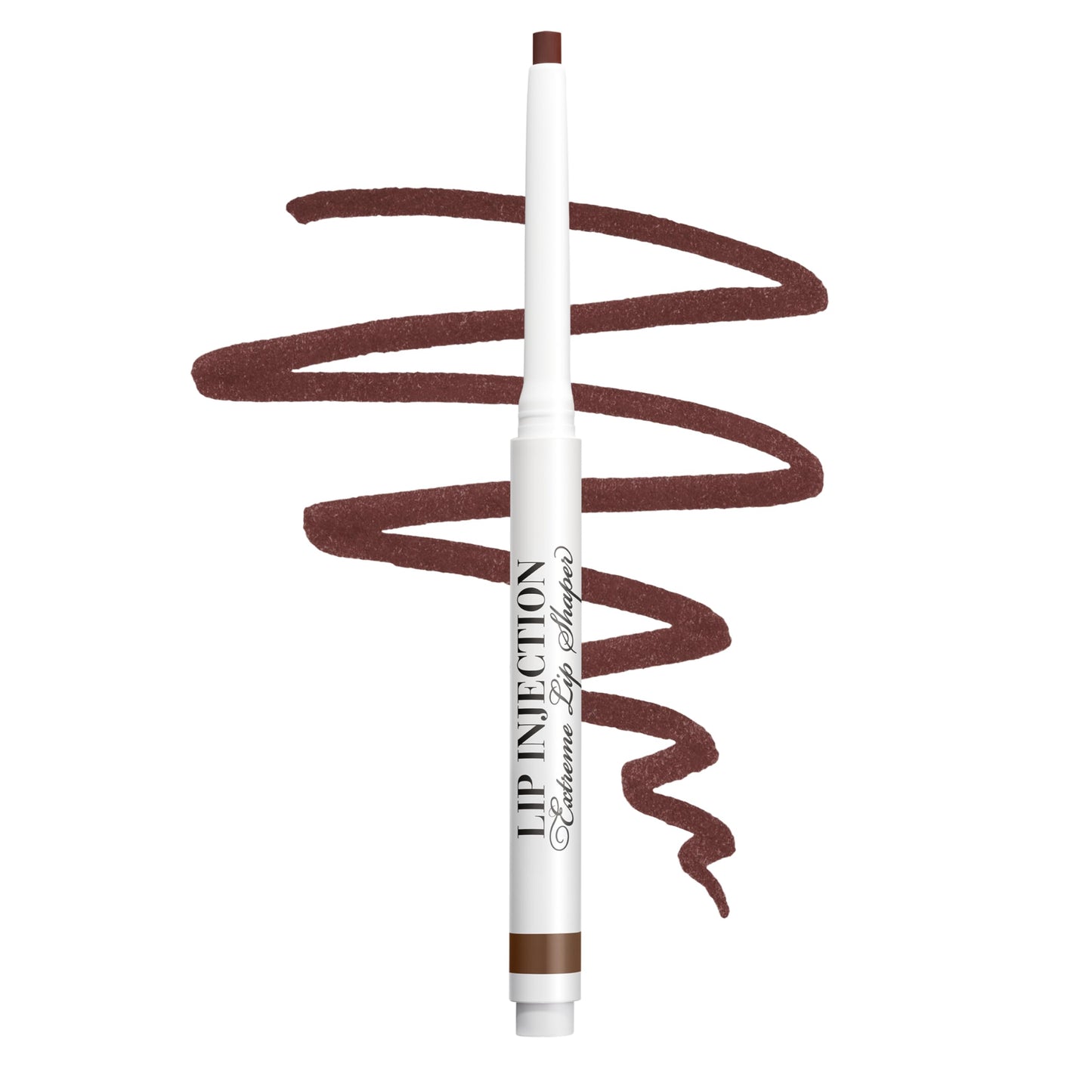 Too Faced Lip Injection Extreme Lip Shaper | Plumping, Waterproof, Liner Pencil, 0.01 Ounce, Espresso Shot