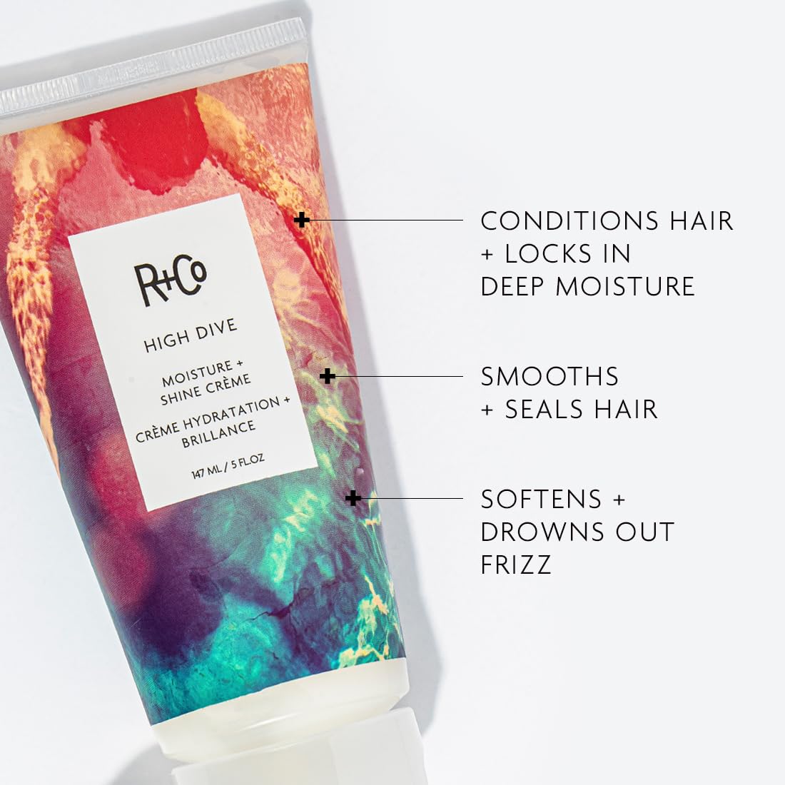 R+Co HIGH DIVE Moisture + Shine Creme 50 ml / 1.7 oz