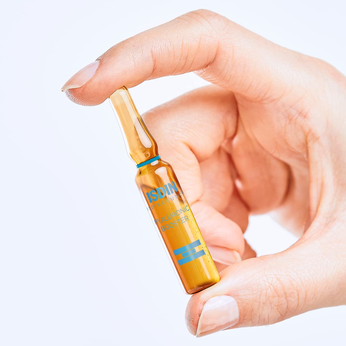 Isdinceutics Intensive Hyaluronic Acid & Peptide Booster - Hydrating Facial Serum in 30 Ampoules, 0.06 FL OZ Each