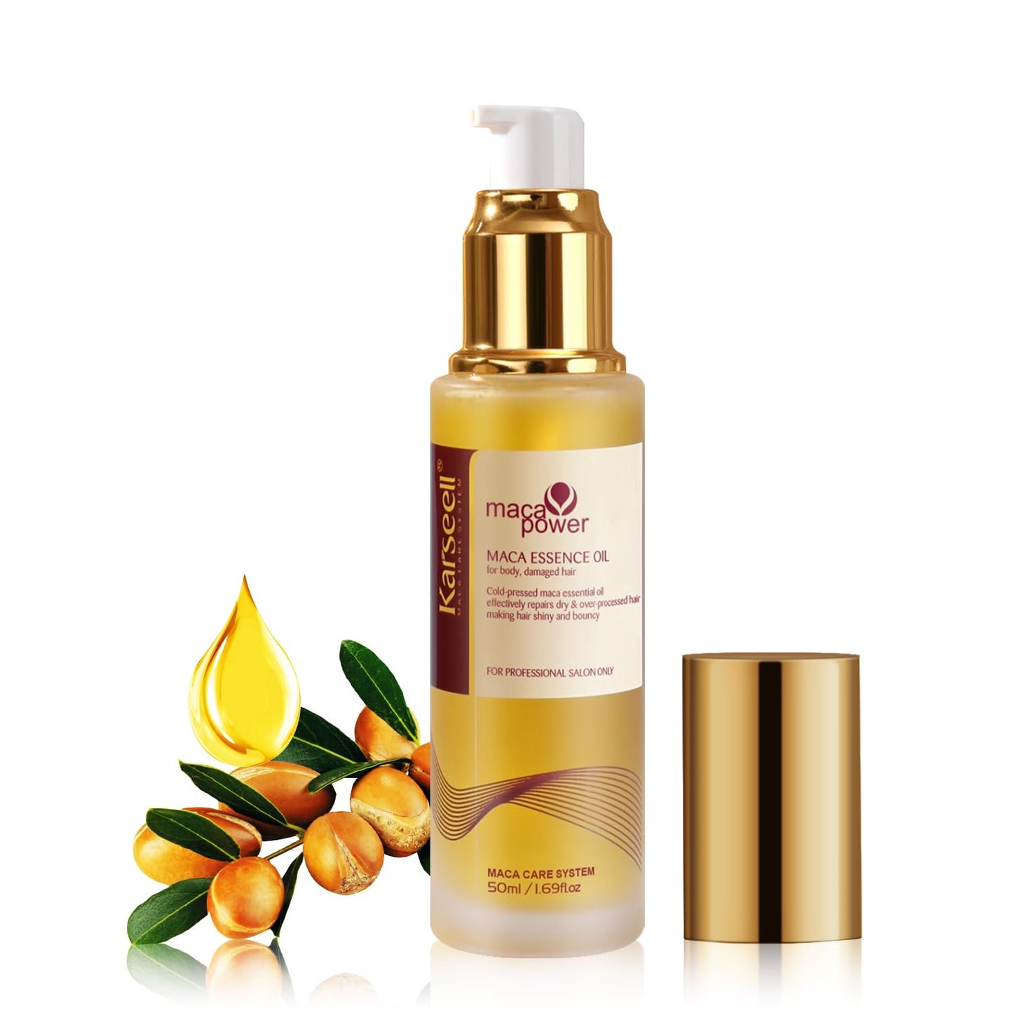 Karseell Collagen Hair Treatment Deep Repair Conditioning with Argan Oil Collagen Hair Mask Essence for Dry Damaged Hair All Hair Types