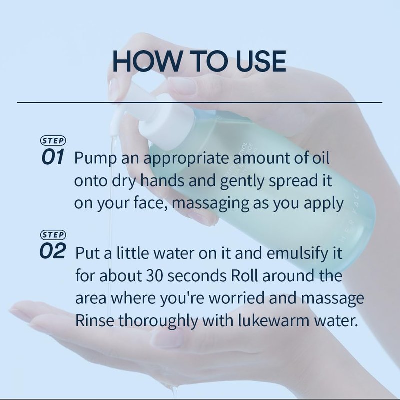 ANOTHERFACE PEPTATHENOL™ Aqua Balance Cleansing Oil, Korean Skin Care, Black Head & Waterproof Makeup Removal, Deep Cleansing, Quick Melting, Non-irritation for Sensitive Skin, Vegan, 10.14 Fl. Oz