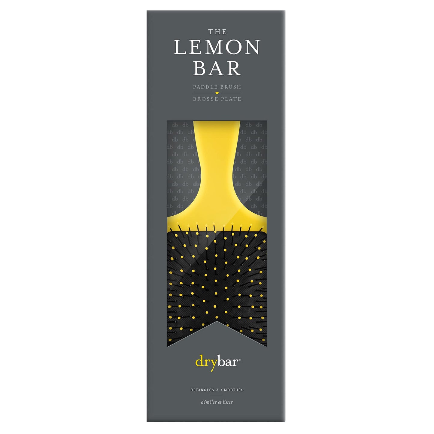 Drybar The Lemon Bar Paddle Brush, Yellow