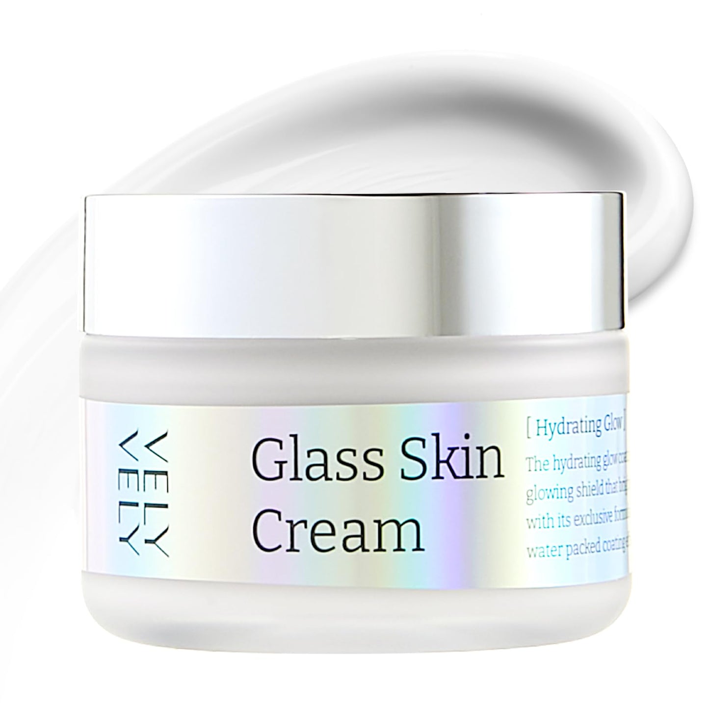 VELY VELY SKIN CREAM 60ml - Brightening Face Moisturizer with Niacinamide, Glutathione & 4 Types of Hyaluronic Acid, Hydrating Korean Face Cream for Radiant Glass Skin