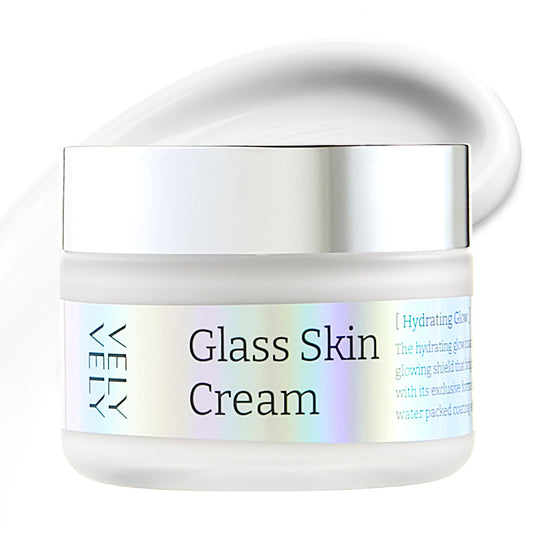 VELY VELY SKIN CREAM 60ml - Brightening Face Moisturizer with Niacinamide, Glutathione & 4 Types of Hyaluronic Acid, Hydrating Korean Face Cream for Radiant Glass Skin