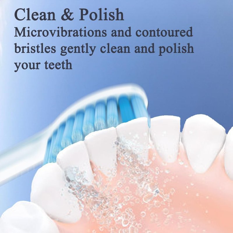 Sensitive Replacement Toothbrush Heads for Philips Sonicare - Soft Bristles, 6 Pack