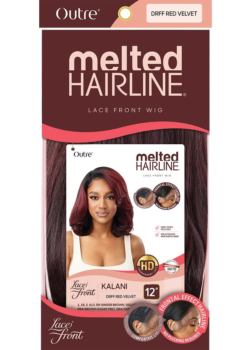Outre Synthetic Melted Hairline HD Lace Front Wig - KALANI (DRFF RED VELVET)