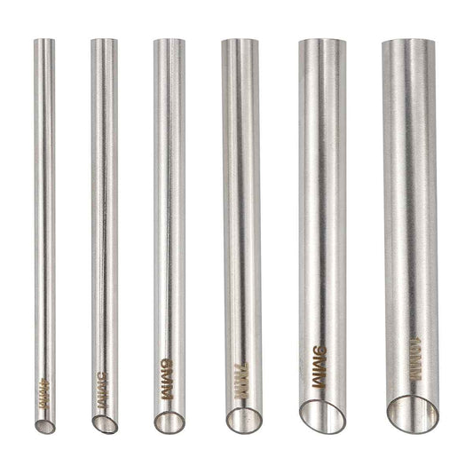 ZJIVQO 6pcs Piercing Needles, Stainless Steel Body Piercing Receiver for Ear Nose Navel Belly Piercing