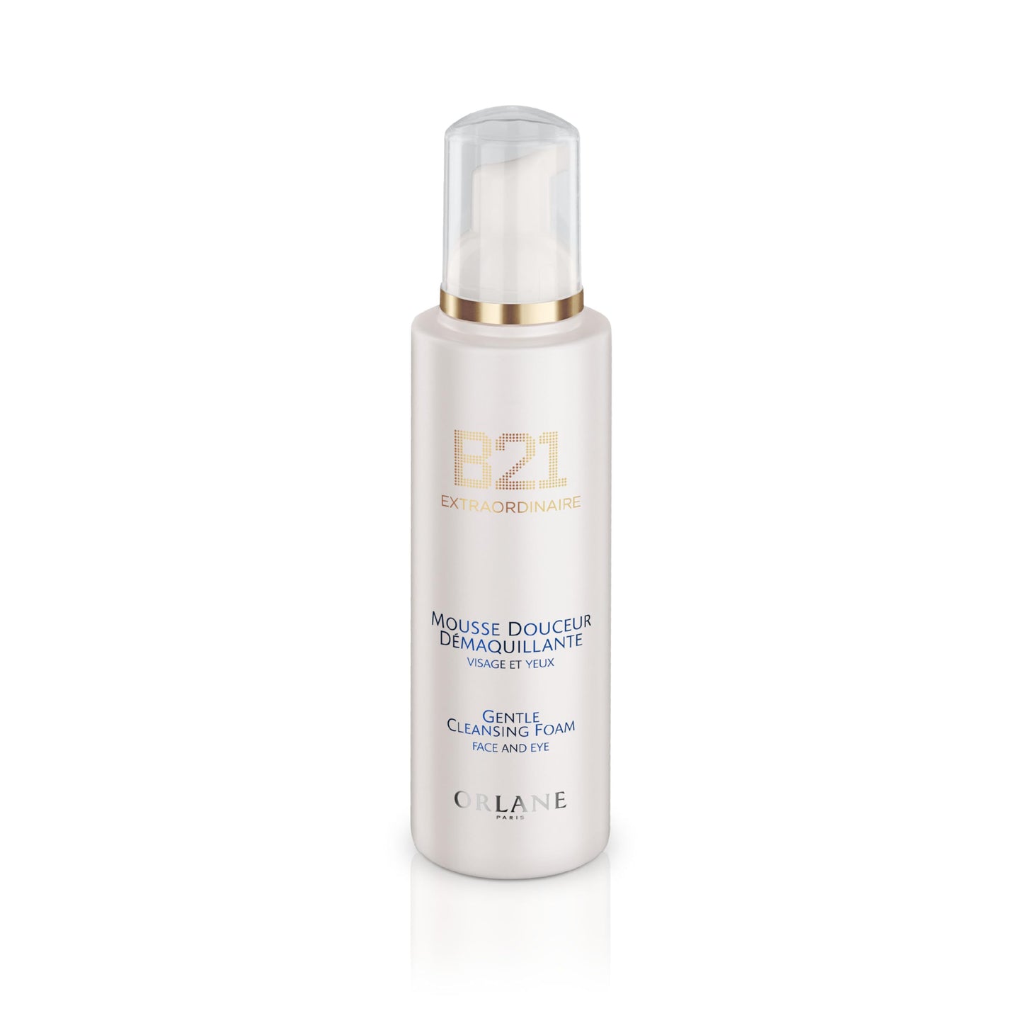Orlane – B21 Extraordinaire Gentle Cleansing Foam, 8.4 fl oz, 250 ml, Makeup-Removing & Purifying Cleanser, Gentle Face & Eye Cleanser, Pollution Protection, Refreshing Comforting Texture
