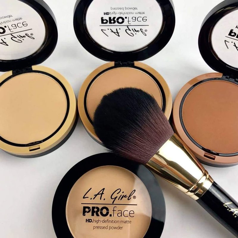 L.A. Girl PRO Face Powder - Warm Caramel, LAX-GPP612, 0.25 Ounce (LAX-GPP612-B)