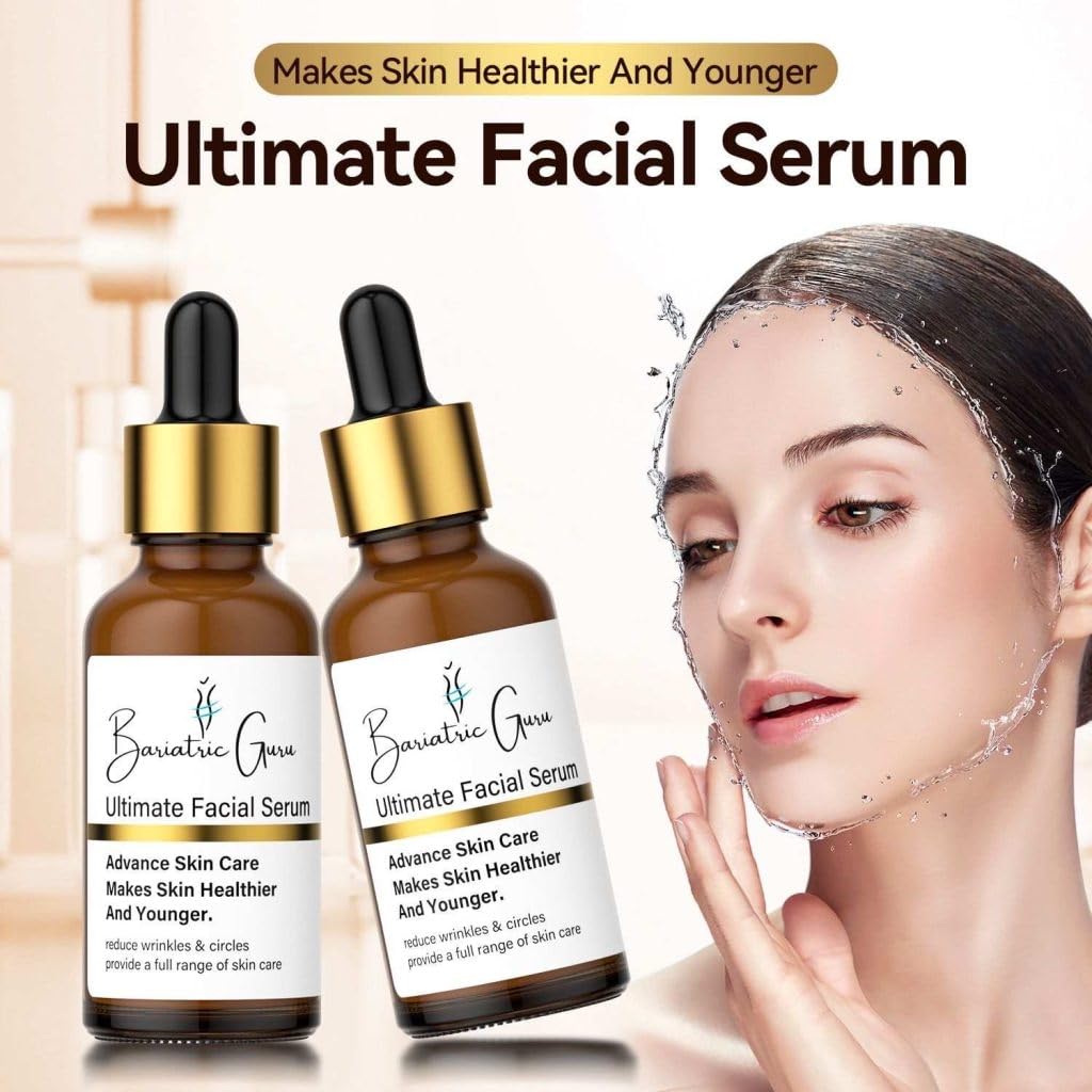 Ultimate Facial Serum - Advanced Anti-Aging & Brightening Formula with Retinaldehyde, Bakuchiol, Niacinamide | 1 fl oz