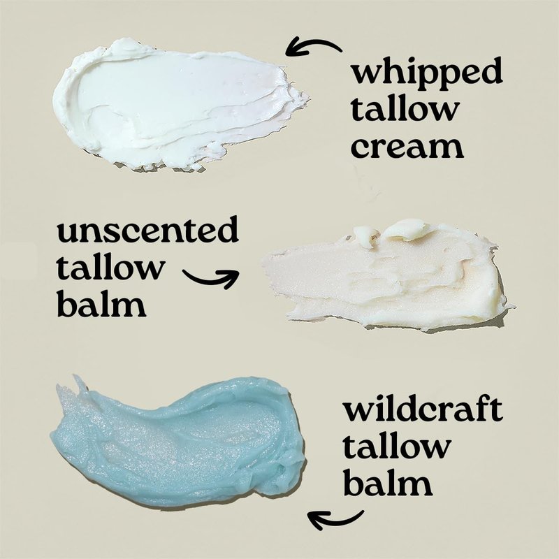 Healing Solutions - Whipped Tallow Balm, Frankincense, Myrrh & Sandalwood Scent, Grass Fed/Grass Finished Beef Tallow w/Organic Jojoba & Manuka Honey for Skin, Face & Body, All Natural Moisturizer