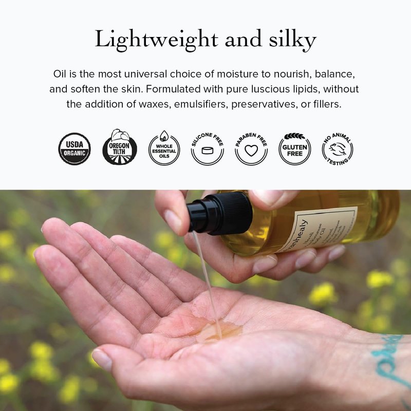evanhealy Neroli Frankincense Body Oil | Organic Body Care with Silky Blend of Plant Oils to Soften & Moisturize All Skin | Frankincense Oil for Face