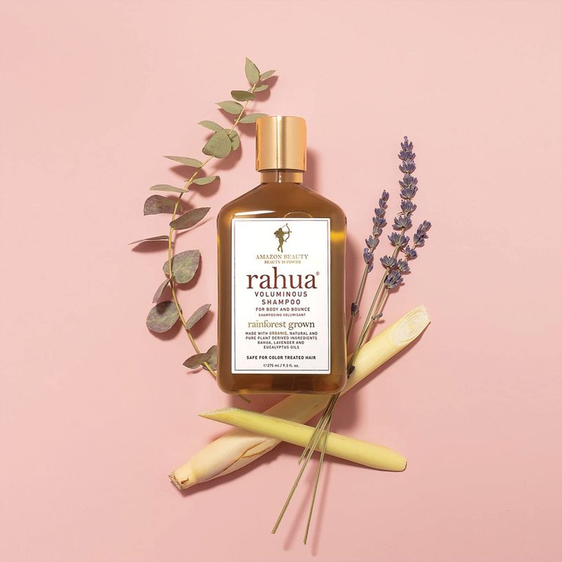 Rahua Voluminous Shampoo - Natural Volumizing Shampoo for Fine to Medium Hair - Sulfate Free Clarifying Hair Care with Rahua Oil, Lemongrass & Green Tea - Organic, Vegan & Color Safe - 9.3 Fl Oz