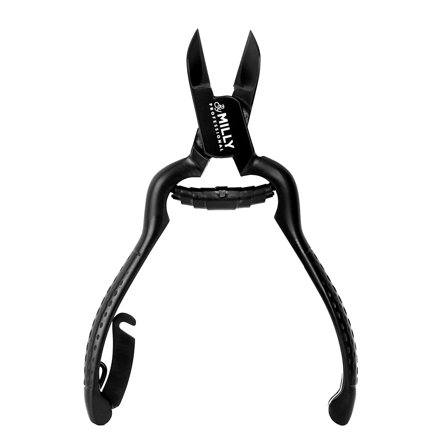 By MILLY Heavy Duty Toenail Clippers for Thick Toenails | High Carbon Stainless Steel | Trim Thick or Hard Toenails | Professional Nail Clippers for Seniors & Podiatrist Toenail Clippers (Black)