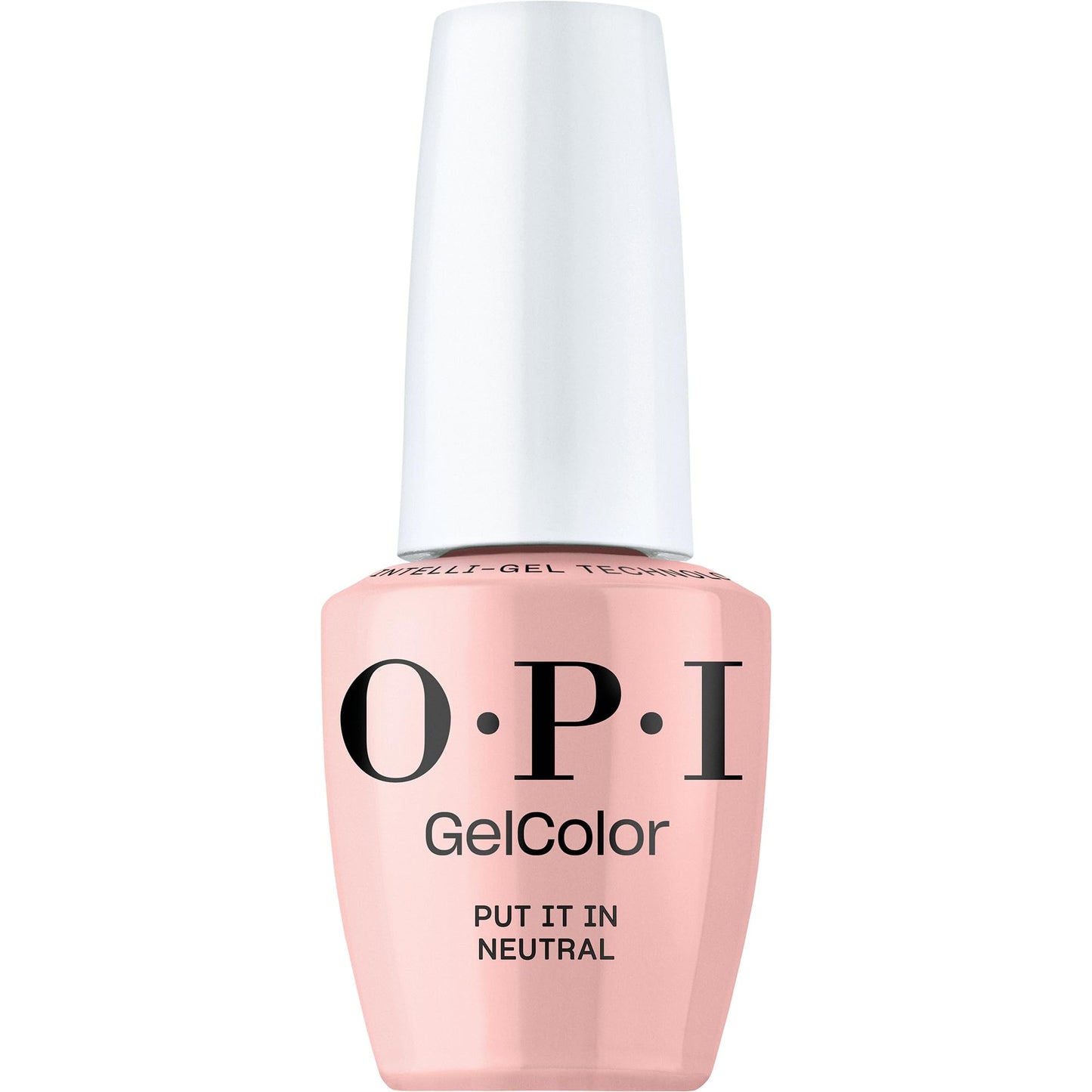 OPI GelColor Put It in Neutral | Sheer Soft Nude Pink Crème LED Cure Gel Nail Polish | Salon-Quality Shine, Long-Lasting Wear | Vegan & HEMA Free | 0.5 Fl Oz