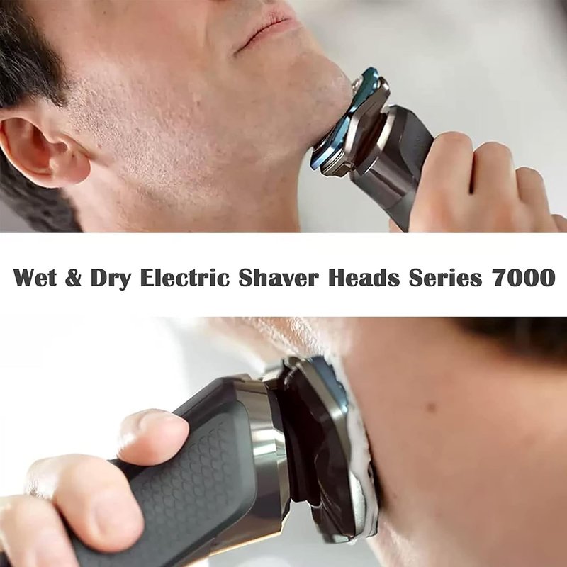 SH70/71 Replacement Blades for Norelco Series 7000 Shavers - 6-Pack Compatible with Electric Razors 7500, 7530, S7370, S7371